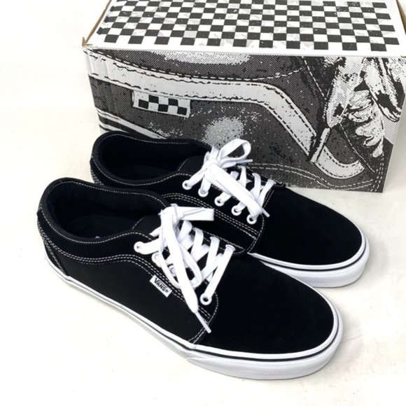 VANS Skate Chukka Low Shoe Womens Casual Sneaker Black Suede Canvas VN0A4BX4Y28 - Picture 11 of 12